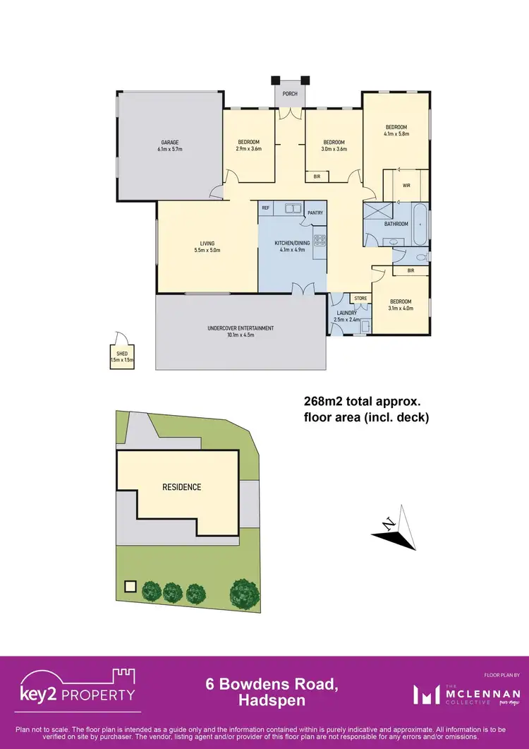 Floorplan of Homely house listing, 6 Bowdens Road, Hadspen TAS 7290