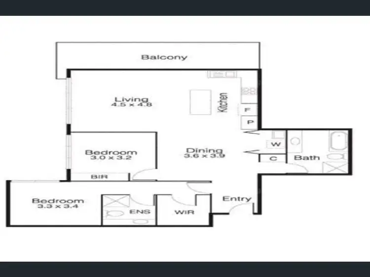 Floorplan of Homely apartment listing, 24/781 Whitehorse Road, Mont Albert VIC 3127