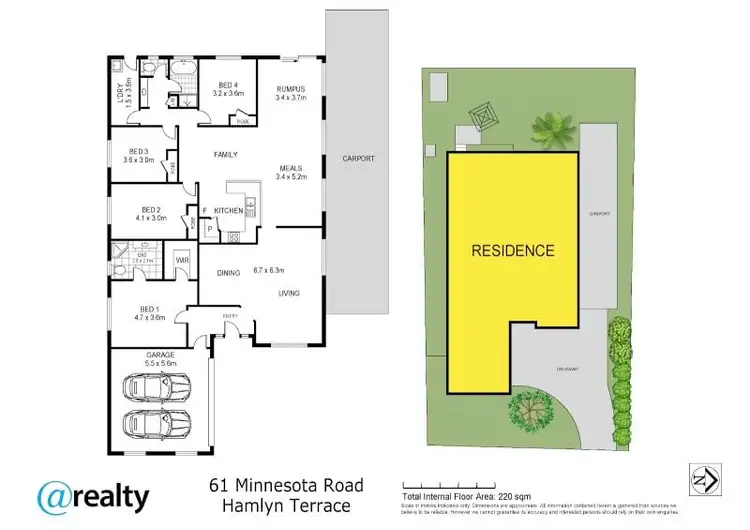 Floorplan of Homely house listing, 61 Minnesota Road, Hamlyn Terrace NSW 2259