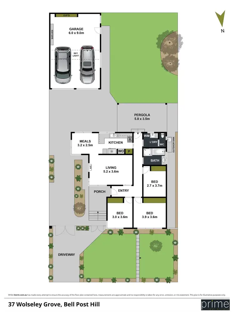 Floorplan of Homely house listing, 37 Wolseley Grove, Bell Post Hill VIC 3215