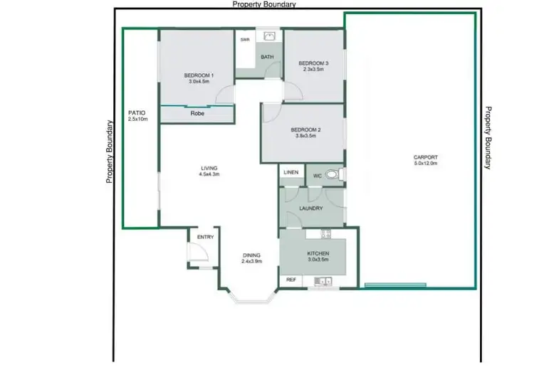Floorplan of Homely house listing, 2 Rainbird Road, Gosnells WA 6110
