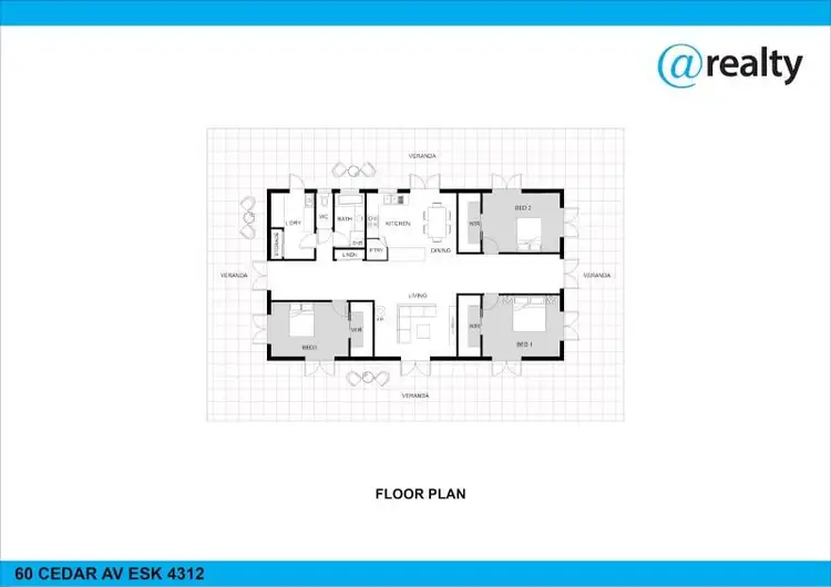 Floorplan of Homely house listing, 60 Cedar Avenue, Esk QLD 4312