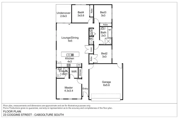 Floorplan of Homely house listing, 23 Coggins Street, Caboolture South QLD 4510