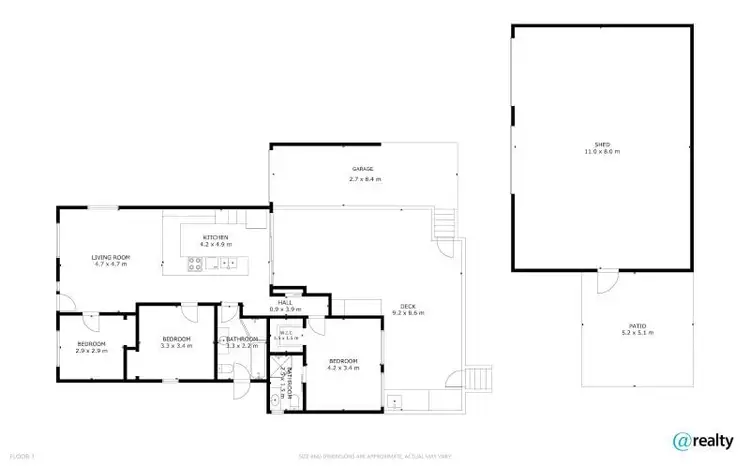Floorplan of Homely house listing, 98 Riverstone Road, Gordonvale QLD 4865
