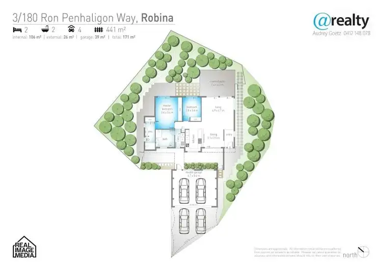 Floorplan of Homely house listing, 3/180 Ron Penhaligon Way, Robina QLD 4226