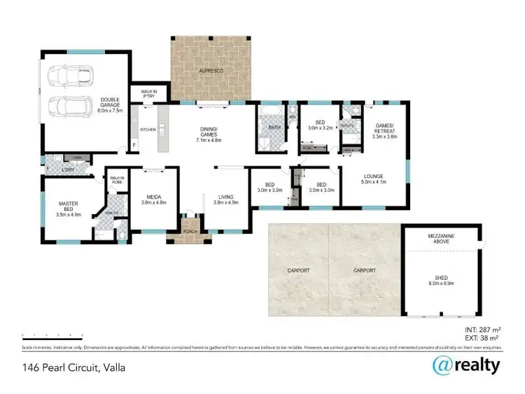 Floorplan of Homely rural property listing, 146 Pearl Circuit, Valla NSW 2448