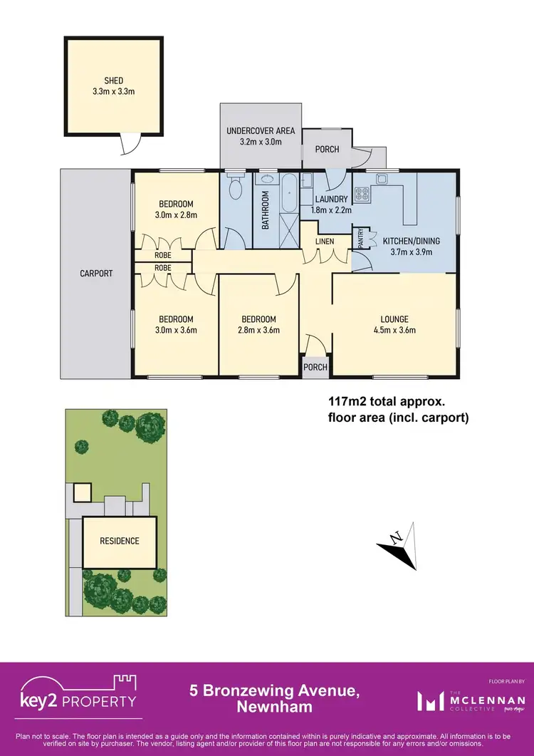 Floorplan of Homely house listing, 5 Bronzewing Avenue, Newnham TAS 7248
