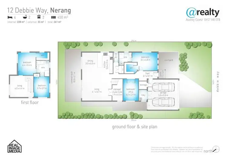 Floorplan of Homely house listing, 12 Debbie Way, Nerang QLD 4211