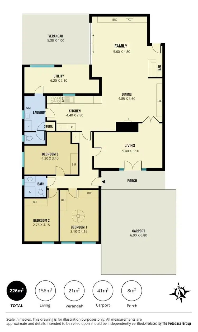 Floorplan of Homely house listing, 68 Balmoral Avenue, Warradale SA 5046