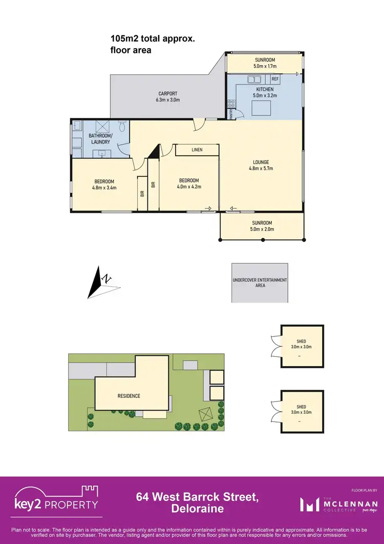 Floorplan of Homely house listing, 64 West Barrack Street, Deloraine TAS 7304