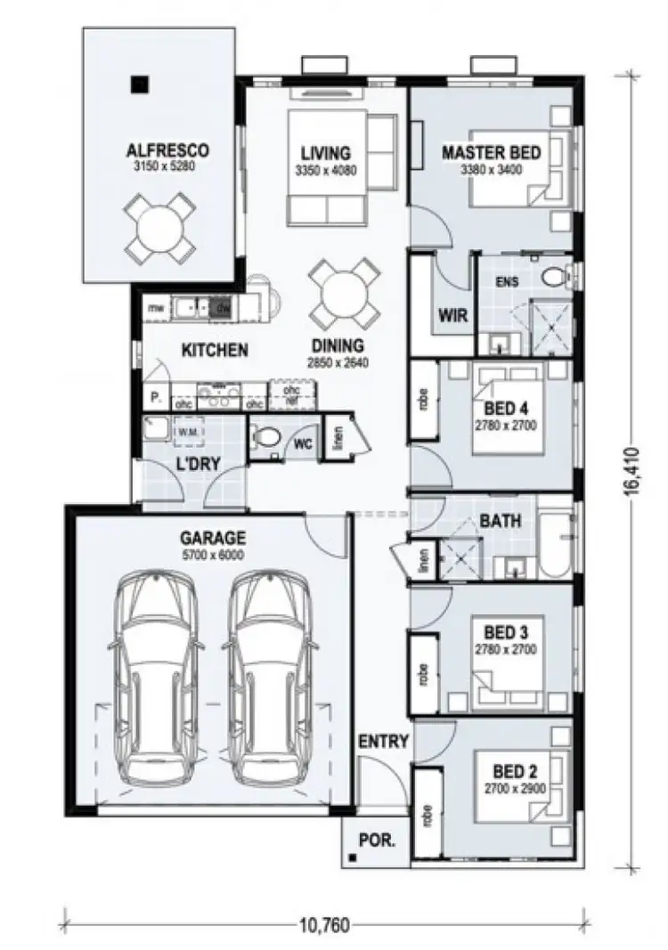 Floorplan of Homely house listing, Lot 1 Flourish St, South Maclean QLD 4280