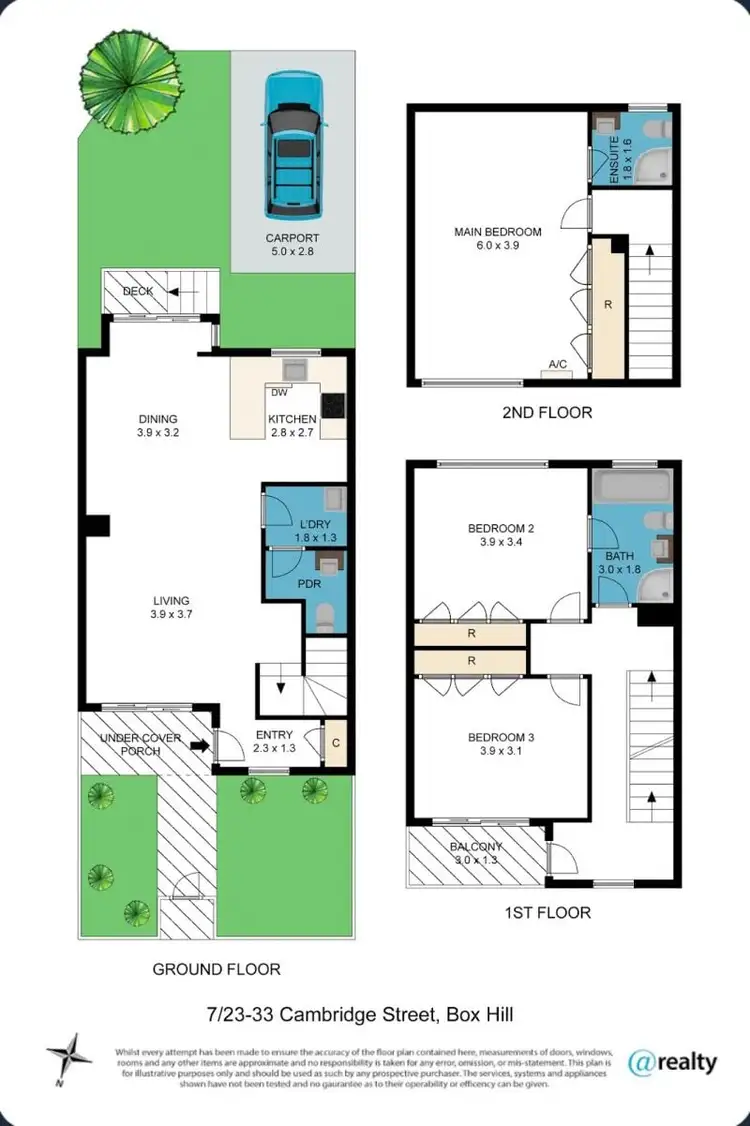 Floorplan of Homely unit listing, 7/23-33 Cambridge Street, Box Hill VIC 3128