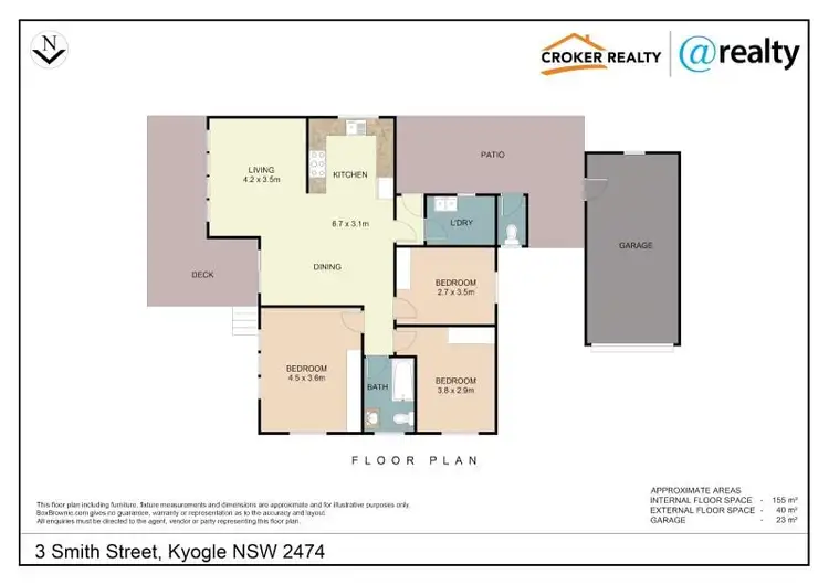 Floorplan of Homely house listing, 3 Smith Street, Geneva NSW 2474