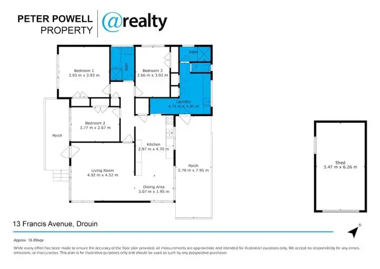 Floorplan of Homely house listing, 13 Francis Avenue, Drouin VIC 3818