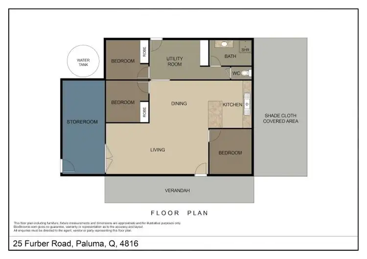 Floorplan of Homely house listing, 25 Furber Road, Paluma QLD 4816