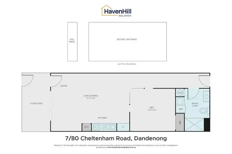 Floorplan of Homely apartment listing, 7/80 Cheltenham Road, Dandenong VIC 3175