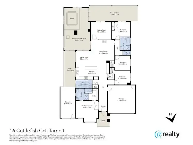 Floorplan of Homely house listing, 16 Cuttlefish Circuit, Tarneit VIC 3029