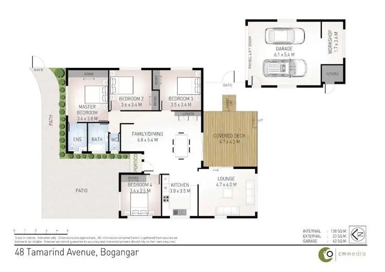 Floorplan of Homely house listing, 48 Tamarind Avenue, Bogangar NSW 2488