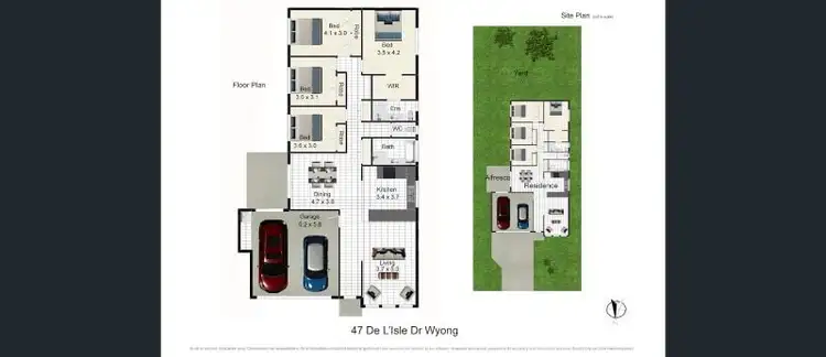 Floorplan of Homely house listing, 47 DeLisle Drive, Wyong NSW 2259
