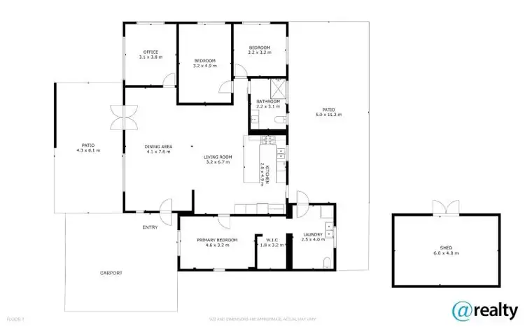 Floorplan of Homely house listing, 2 Valmadre Street, Caravonica QLD 4878