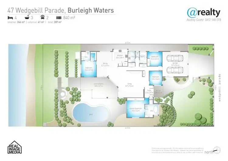 Floorplan of Homely house listing, 47 Wedgebill Parade, Burleigh Waters QLD 4220