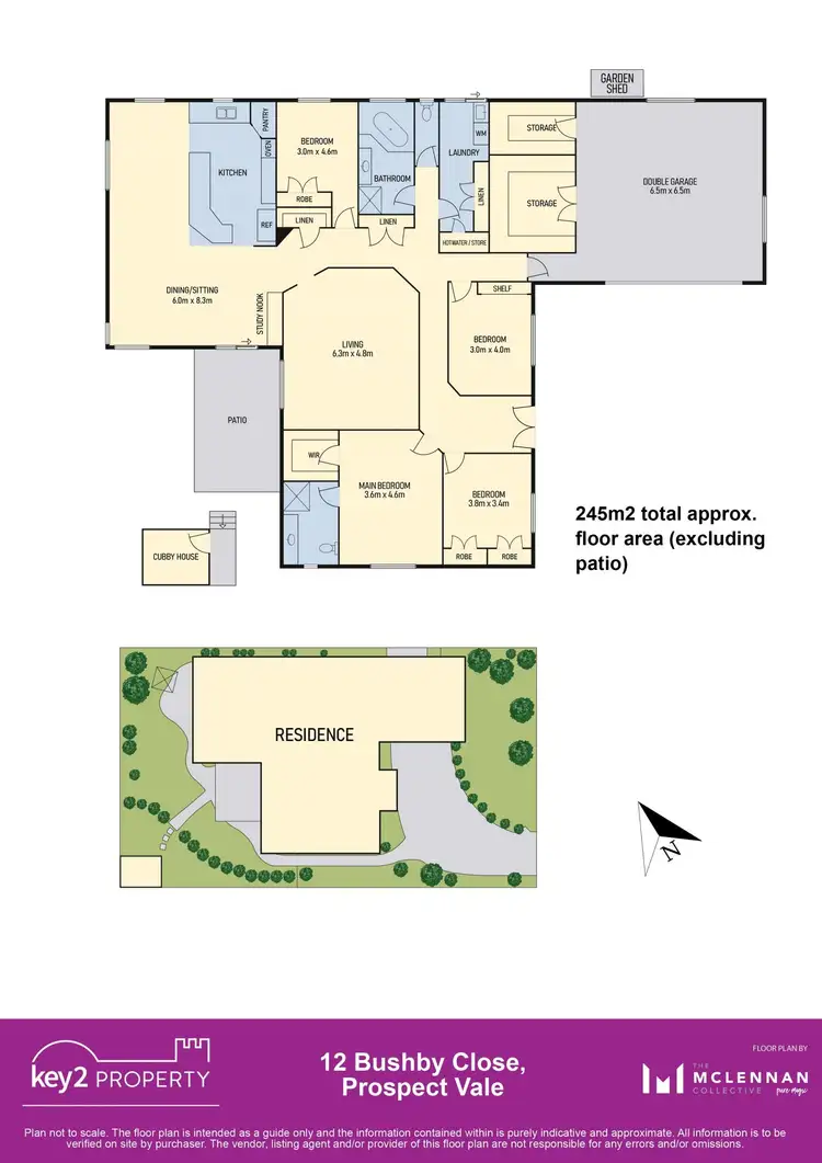 Floorplan of Homely house listing, 12 Bushby Close, Prospect Vale TAS 7250
