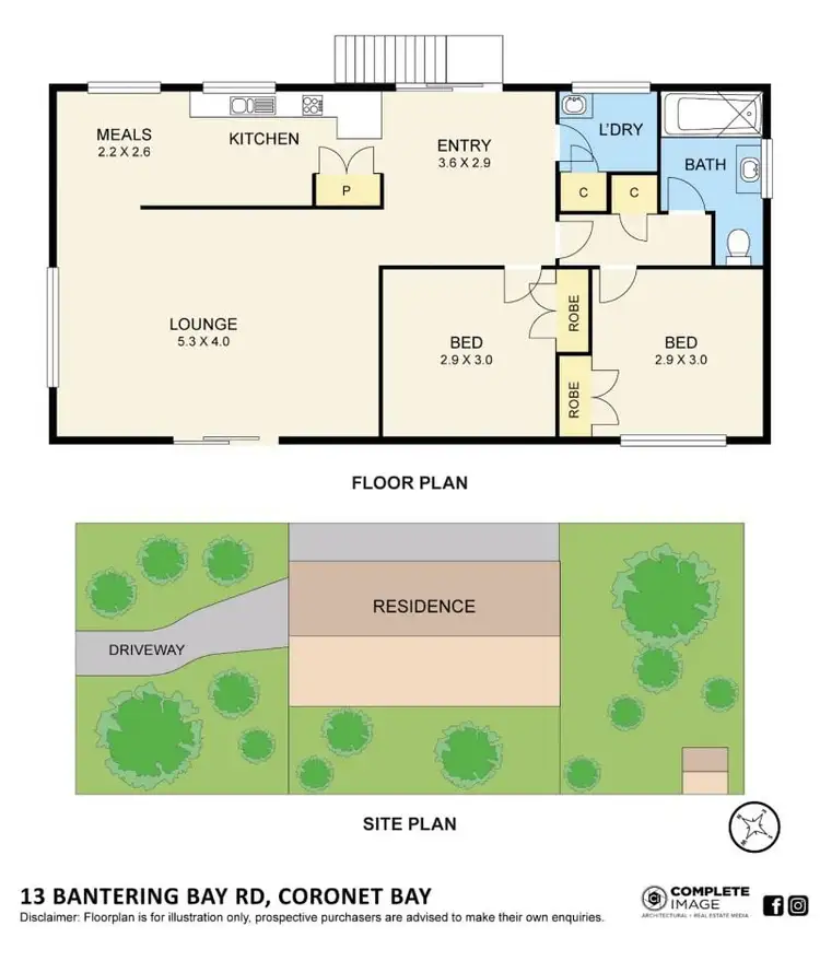 Floorplan of Homely house listing, 13 Bantering Bay Road, Coronet Bay VIC 3984