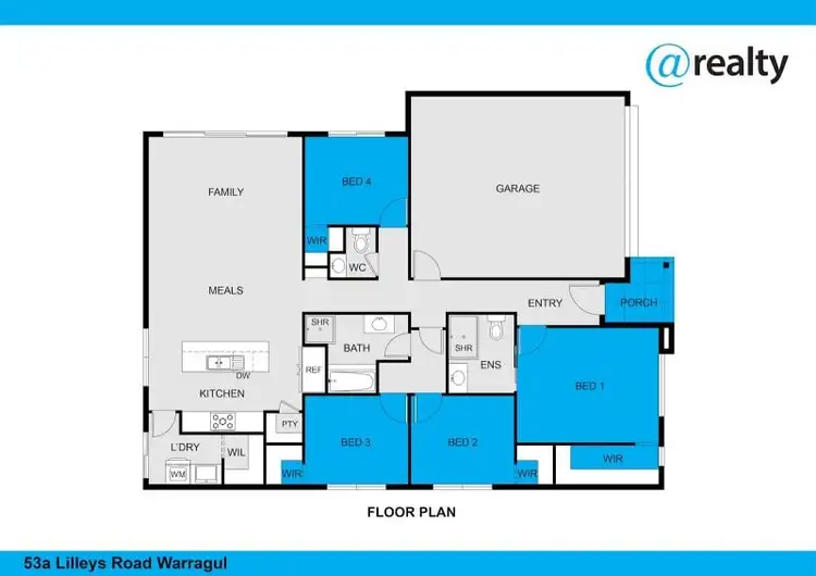 Floorplan of Homely house listing, 53A Lilleys Road, Warragul VIC 3820