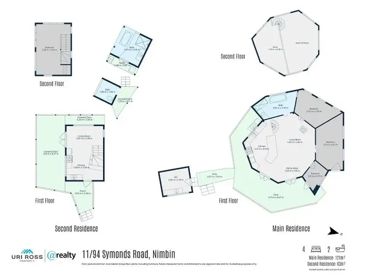 Floorplan of Homely rural property listing, 11/94 Symonds Road, Nimbin NSW 2480