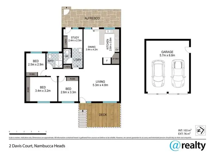 Floorplan of Homely house listing, 2 Davis Court, Nambucca Heads NSW 2448