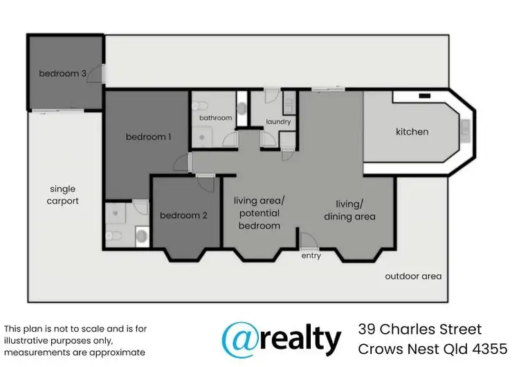Floorplan of Homely house listing, 39 Charles Street, Crows Nest QLD 4355