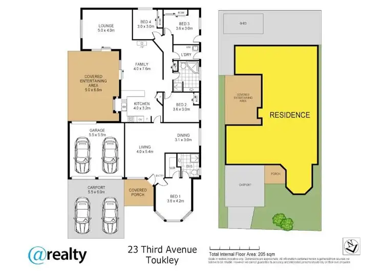 Floorplan of Homely house listing, 23 Third Avenue, Toukley NSW 2263