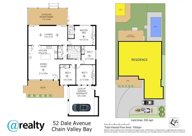 Floorplan of Homely house listing, 52 Dale Avenue, Chain Valley Bay NSW 2259