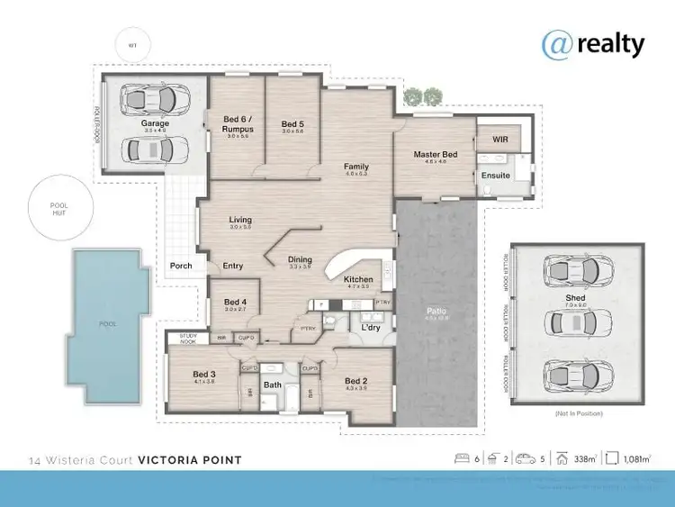 Floorplan of Homely house listing, 14 Wisteria Court, Victoria Point QLD 4165
