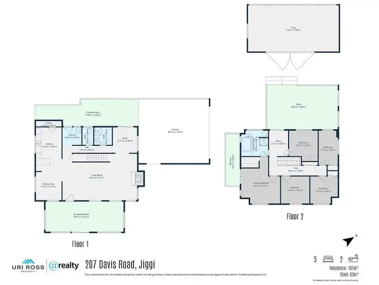 Floorplan of Homely rural property listing, 207 Davis Road, Jiggi NSW 2480