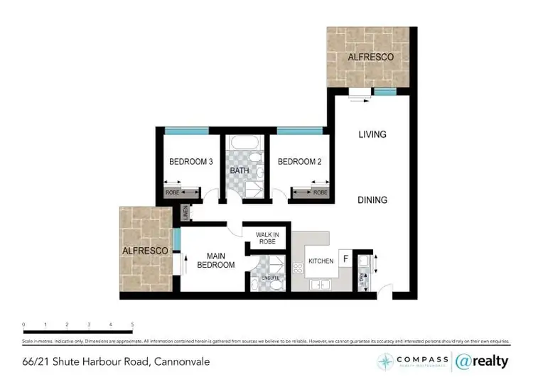 Floorplan of Homely unit listing, 66/21 Shute Harbour Road, Cannonvale QLD 4802