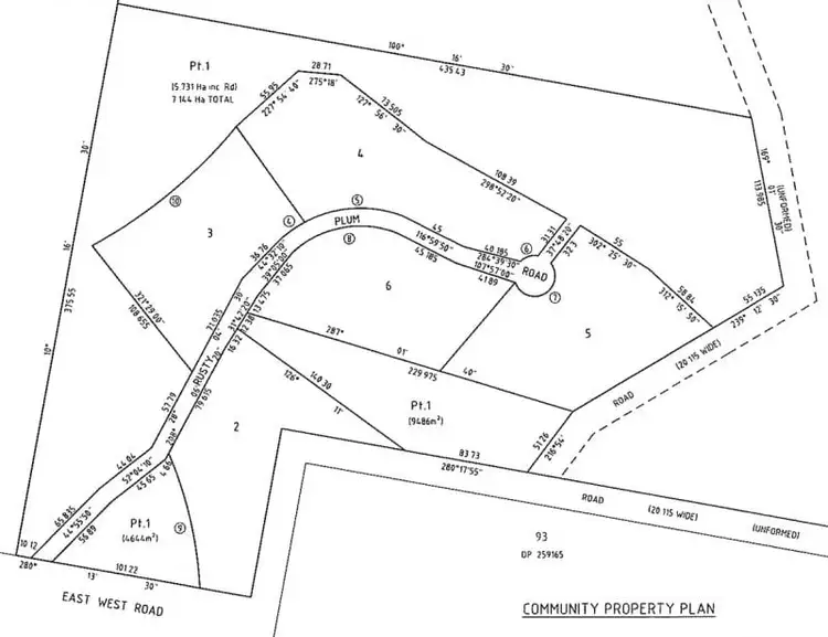 Floorplan of Homely land listing, 2 Rusty Plum Drive, Valla NSW 2448