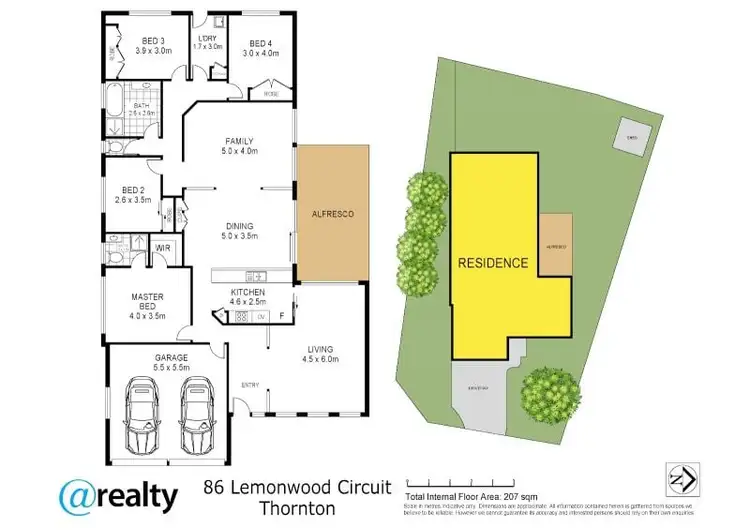 Floorplan of Homely house listing, 86 Lemonwood Circuit, Thornton NSW 2322