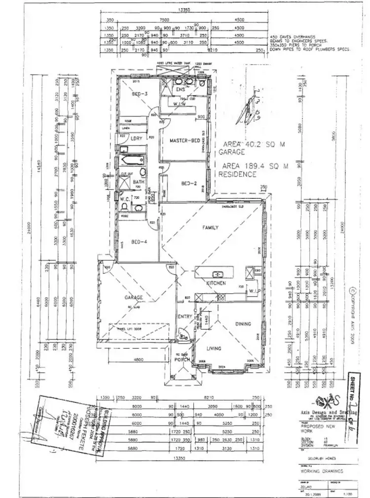 Floorplan of Homely house listing, 35 Alec Hope Crescent, Franklin ACT 2913