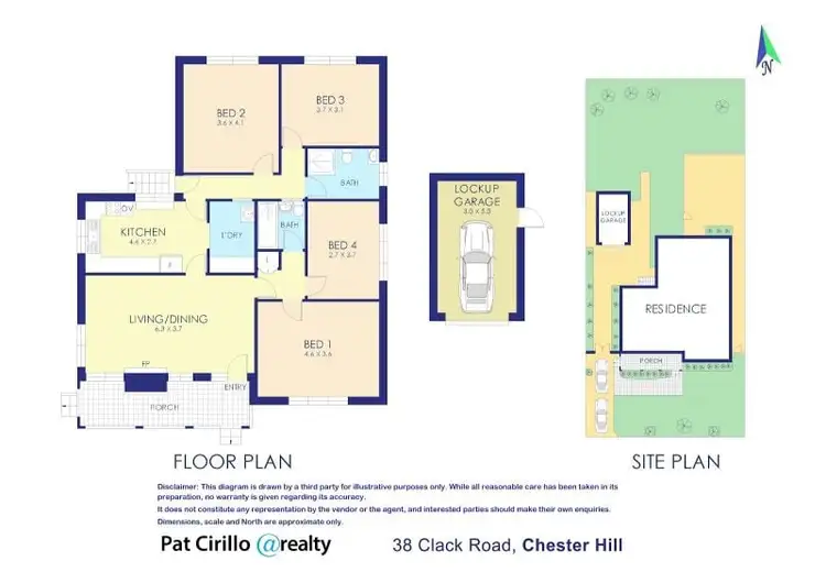 Floorplan of Homely house listing, 38 Clack Road, Chester Hill NSW 2162