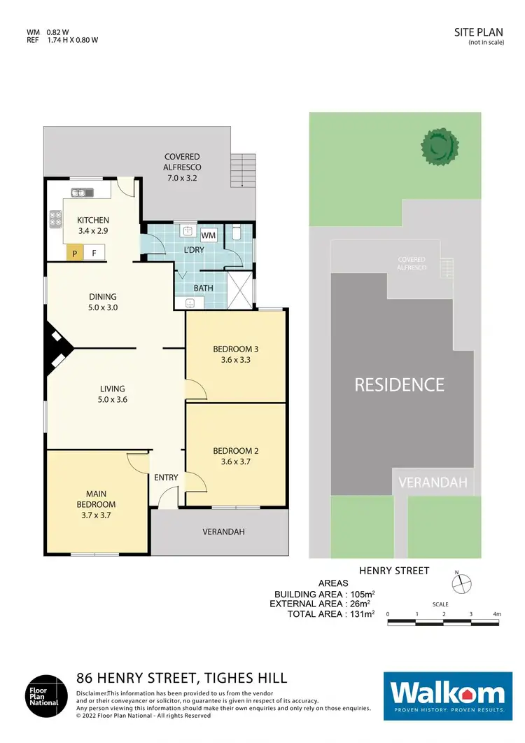 Floorplan of Homely house listing, 86 Henry Street, Tighes Hill NSW 2297
