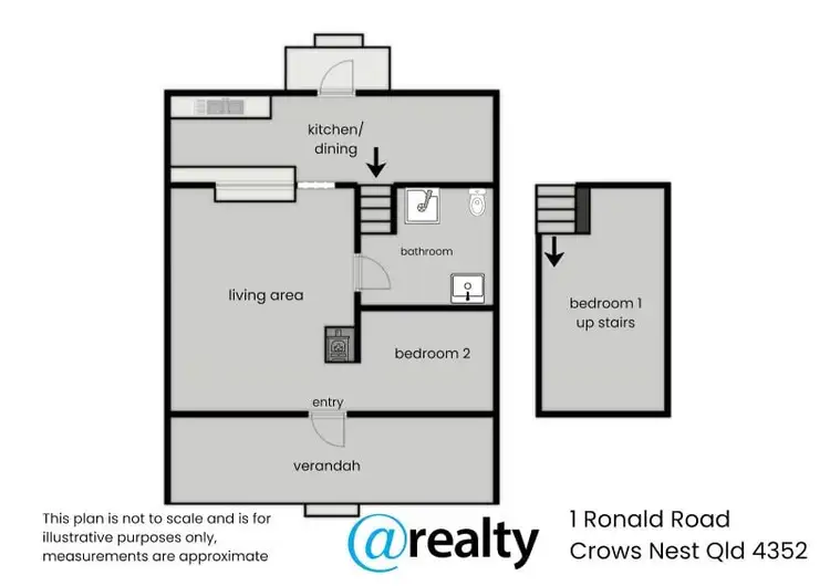 Floorplan of Homely house listing, 1 Ronald Road, Pechey QLD 4352