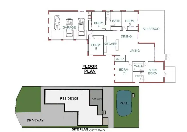 Floorplan of Homely house listing, 1 Cullen Court, Cumbalum NSW 2478
