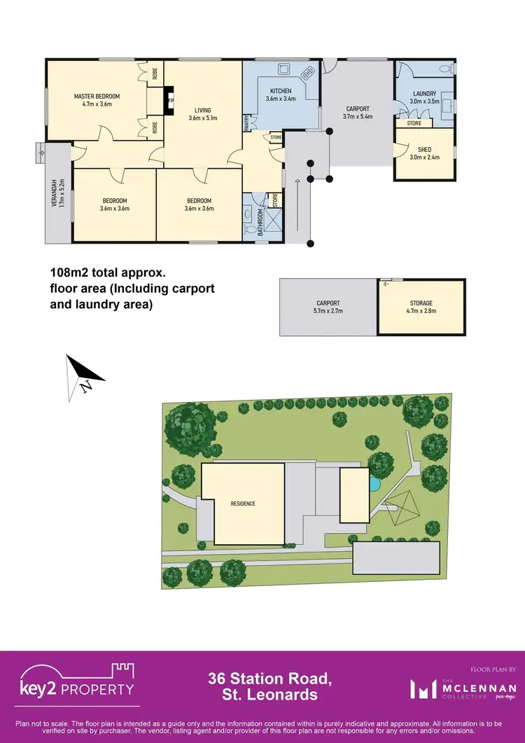 Floorplan of Homely house listing, 36 Station Road, Lilydale TAS 7268