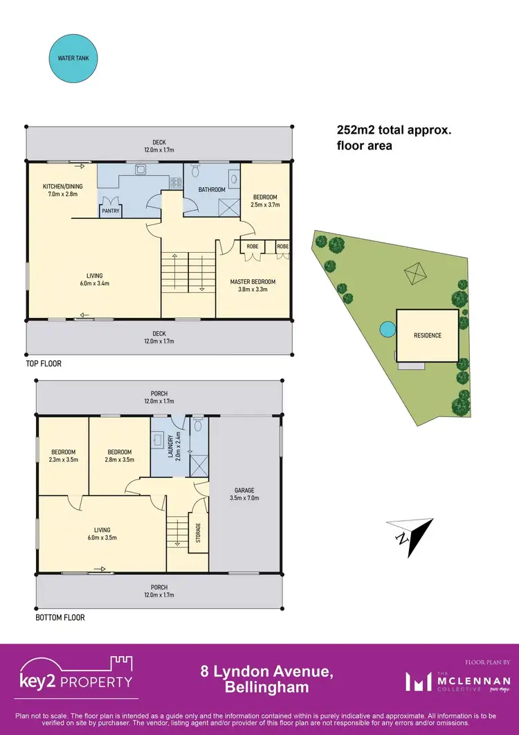 Floorplan of Homely house listing, 8 Lyndon Avenue, Bellingham TAS 7254