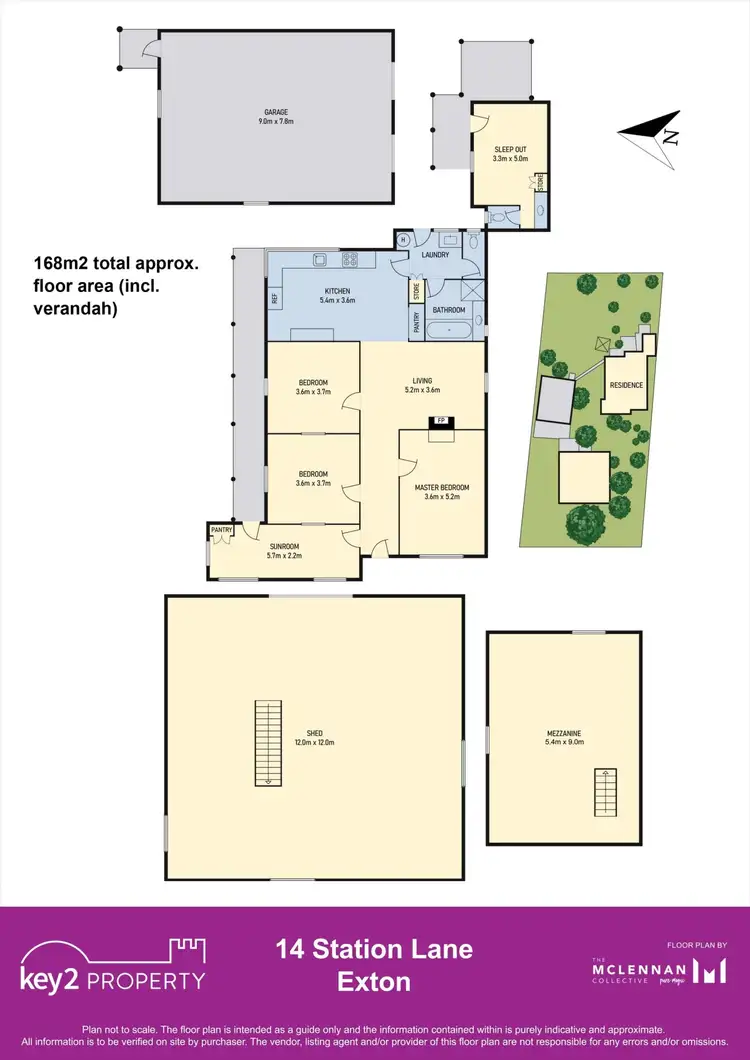 Floorplan of Homely house listing, 14 Station Lane, Exton TAS 7303
