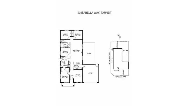 Floorplan of Homely house listing, 22 Isabella Way, Tarneit VIC 3029