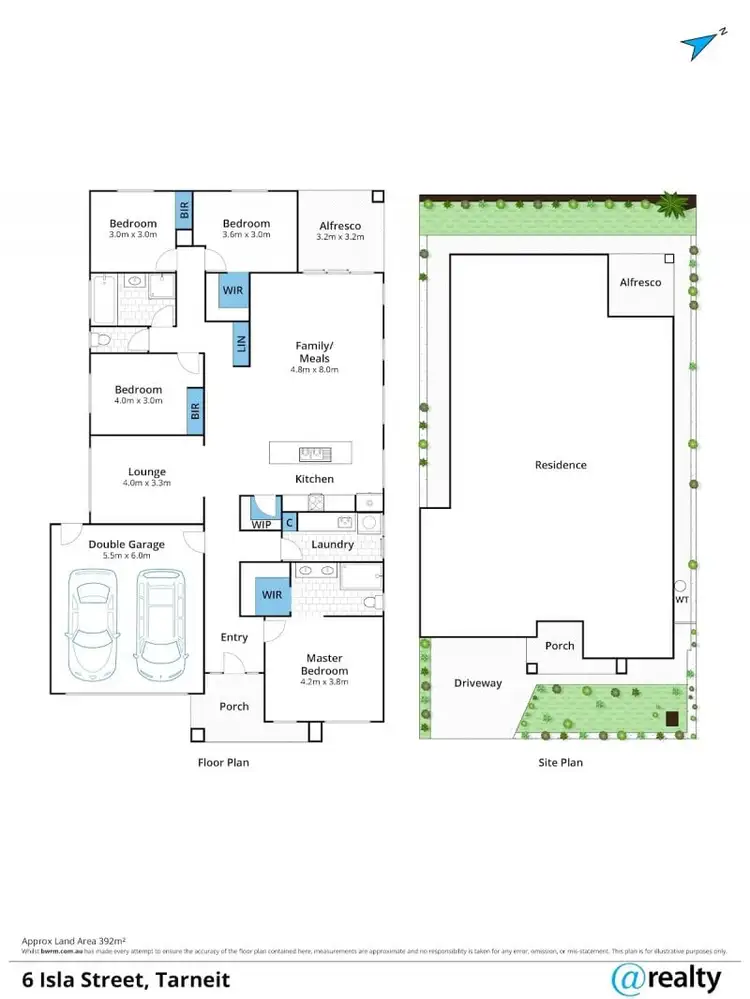 Floorplan of Homely house listing, 6 Isla Street, Tarneit VIC 3029