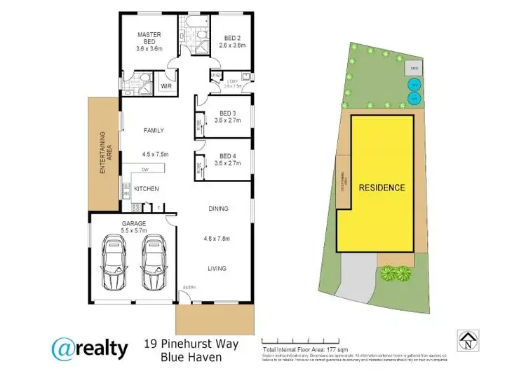 Floorplan of Homely house listing, 19 Pinehurst Way, Blue Haven NSW 2262