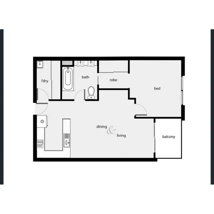 Floorplan of Homely apartment listing, 269/12 Gregory Street, Westcourt QLD 4870